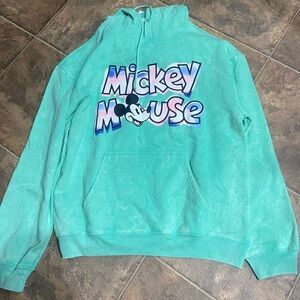 Disney Mickey Mouse Hoodie - Mint Green